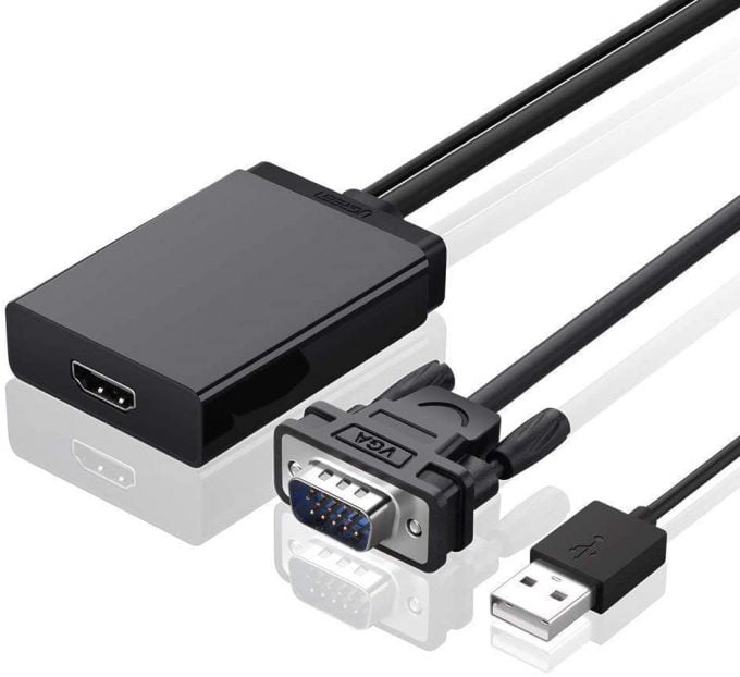 UGREEN VGA to HDMI Adapter with Full HD Output