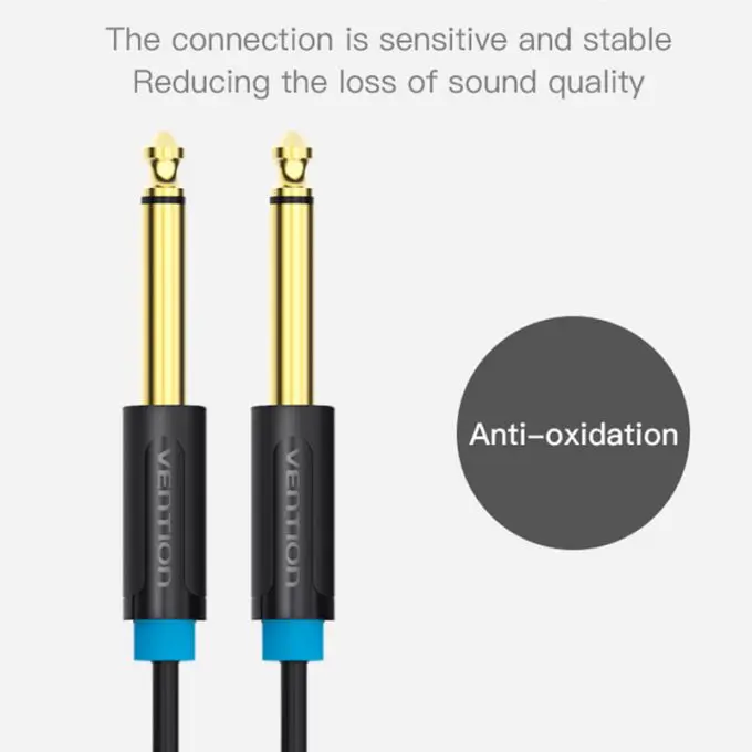 VENTION 6.5mm Audio Cable, Male to Male , 1.5 Meters