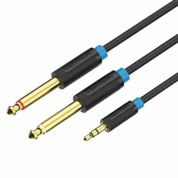 Vention Aux Splitter Cable 3.5mm Male to Dual 6.5mm Male, 2 Meters