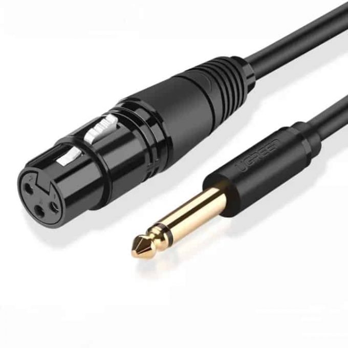 UGREEN 6.5mm Jack to 3pin XLR Cable, 3 Meters