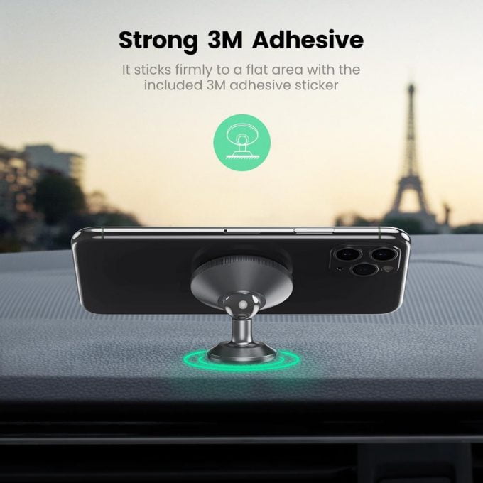 UGREEN Magnetic Car Phone Holder Dashboard Mobile Mount Stand, Strong Adhesive