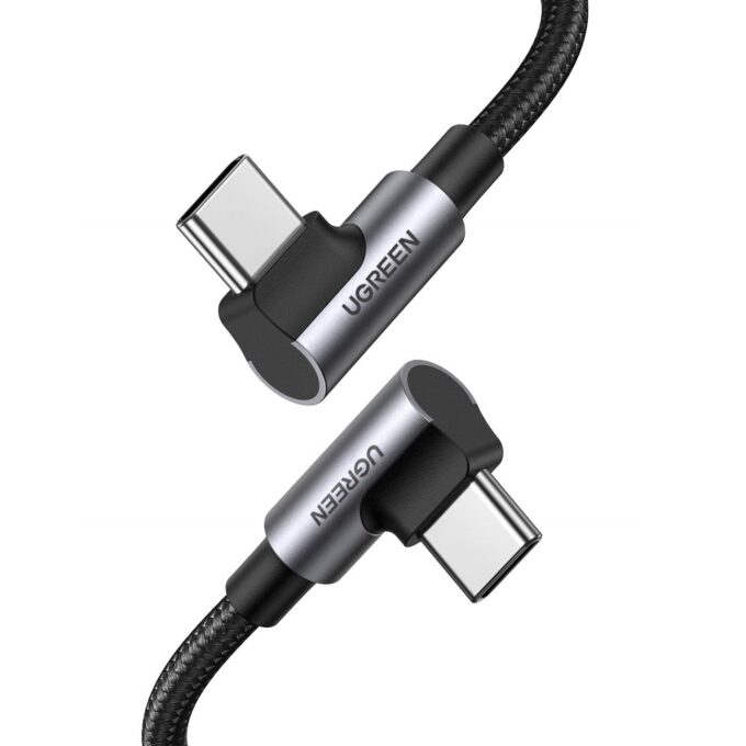 Right Angle USB C Cable, 100W PD