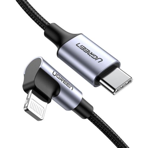 USB C to Right Angle Lightning Cable
